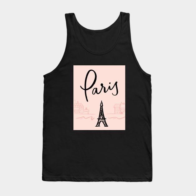 Paris Tank Top by VictoriaBlackDesigns